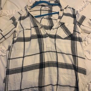 Half Buttoned Up Flannel